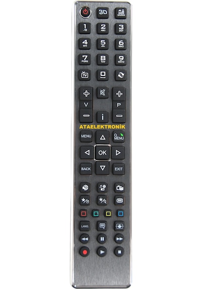 Nexon Finlux Regal Vestel Uyumlu Led Tv Televizyon Kumanda Metalik