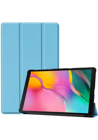 Huawei Uyumlu T5 10 Inc Tablet Kılıf Standlı Smart 1-1 Arkası Şeffaf