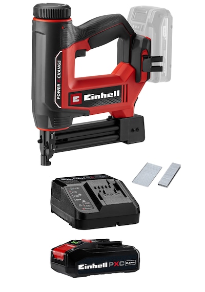 Einhell TE-CN 18/32 Li, Akülü Zımba/Çivi Çakma Seti (2,5 Ah Akü ve Şarj Cihazı Dahildir)