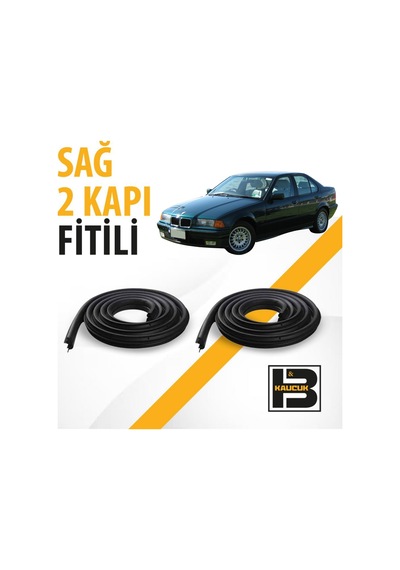 Bmw 3 Serisi E36 1992-1998 Kadifeli Sağ Ön Ve Arka Kapı Fitili Bm02159