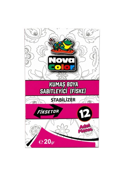 Nova Color Toz Kumaş Boyası Sabitleyici Fiske Çok Renkli