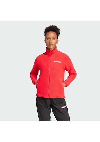 Adidas Multi Essentials Full-zip Kadın Sweatshirt C-adıjp0803b30a00 Kırmızı