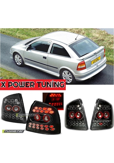 Opel Astra G 1998-2004 3D-5D Siyah Ledli Arka Stop