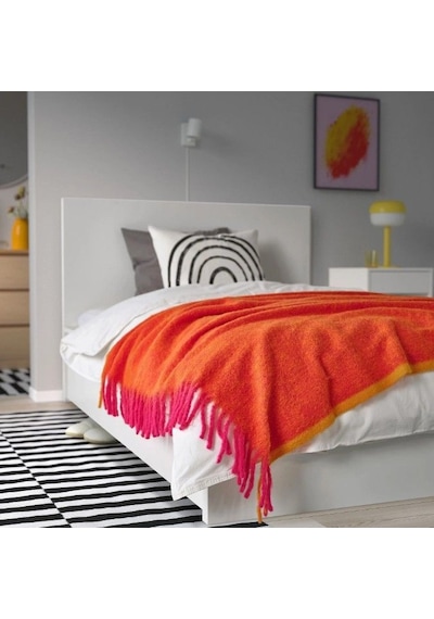 Ikea Klıppoxel Polar Koltuk Örtüsü Tek Kişilik 130 X 170 Cm Çok Renkli