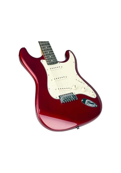 Sx Stratocaster Elektro Gitar (Candy Apple Red)