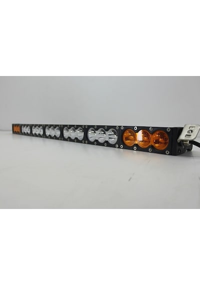 Rooster 210w 95cm Tek Sıra Beyaz Kenarı Turuncu Off Road