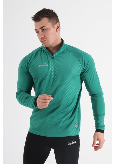 Diadora Elite Antrenman Eşofmanı Tek Üst Yeşil