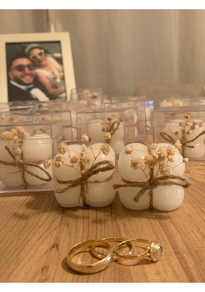 Bernami Vazo Pinterest Düğün Nikah Nişan Kına Hediyelik Süslü Bubble Mum 25 Adet Diğer