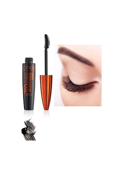 Exceptional Yelpaze Etkili Ve Fan Effect & Curl Maskara Kıvrım Veren Maskara 100 Black Diğer