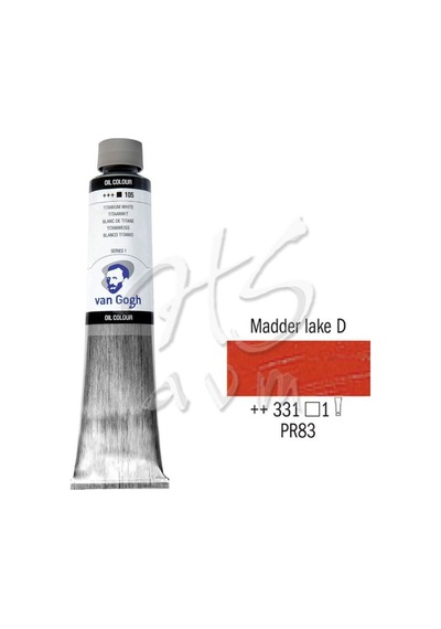 Van Gogh Yağlı Boya 200 ML Seri:1 No:331 Madder Lake Deep