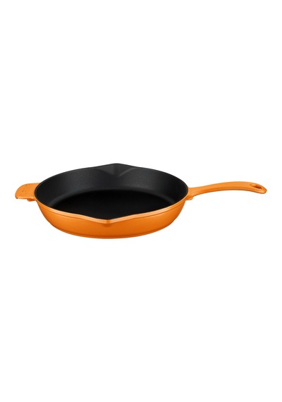 Lava Döküm Kızartma Tavası (Ø)28cm, Parlak Siyah Taban Mat