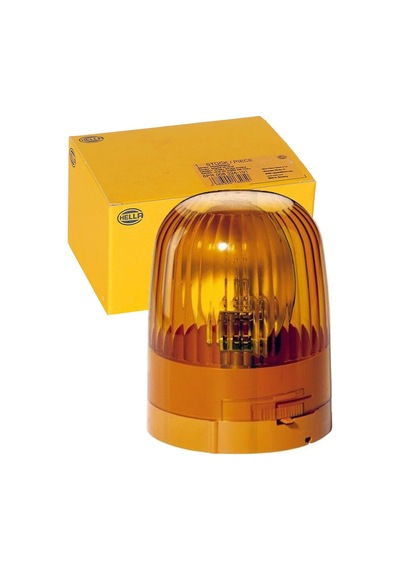 Halojen-döner Ikaz Lambası - 24v - Amber - Montaj/vidalanmış - Soket Modeli: Yassı Soket - Miktar: 1 Beacon 2rl 007 550-011