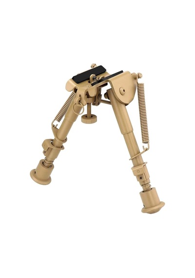 Üstün Metal Alaşım Yaylı Bipod Çatalayak Düz Renkli