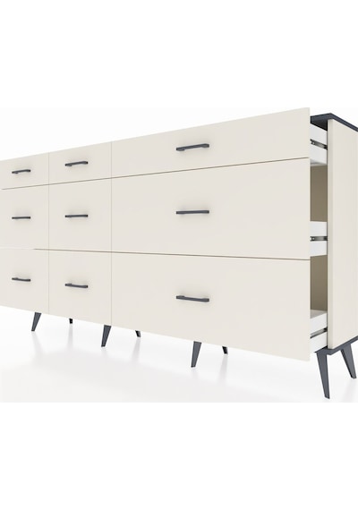 Arges Konsol 9 Çekmeceli 176x30x99 Aytaşı-antrasit/aytaşı Antrasıt/aytası - Aytası Arges Konsol 9 Çekmeceli 176x30x99 Aytaşı-antrasit/aytaşı Antrasıt/aytası - Aytası