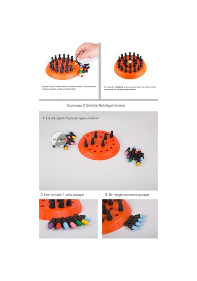 Thinkmaster Memory Chess-Renklerle Hafıza Geliştirme Satrancı