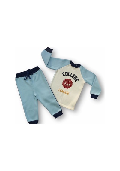 Melonika 9-12 12-18 18-24 24-36 Ay College Baskılı 3 İplik Kumaş Uzun Kollu Sweatli 2li Erkek Bebek Takımı Mavi Çok Renkli Melonika 9-12 12-18 18-24 24-36 Ay College Baskılı 3 İplik Kumaş Uzun Kollu Sweatli 2li Erkek Bebek Takımı Mavi Çok Renkli