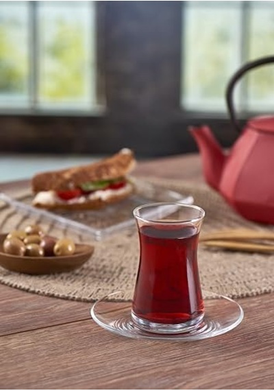 Ayrex Paşabahçe Heybelı Çay Takımı Hediyelik Kutu Genel