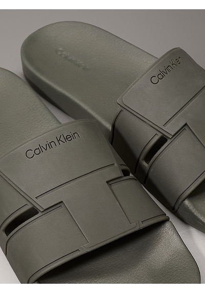 Calvin Klein Calvın Kleın Erkek Terlik Hm0hm01752-lex Yeşil