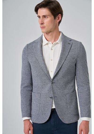Morven Erkek Lacivert Örme Trend Desenli Slim Fit Mono Yaka Ceket 26ms002006200 Lacivert Morven Erkek Lacivert Örme Trend Desenli Slim Fit Mono Yaka Ceket 26ms002006200 Lacivert