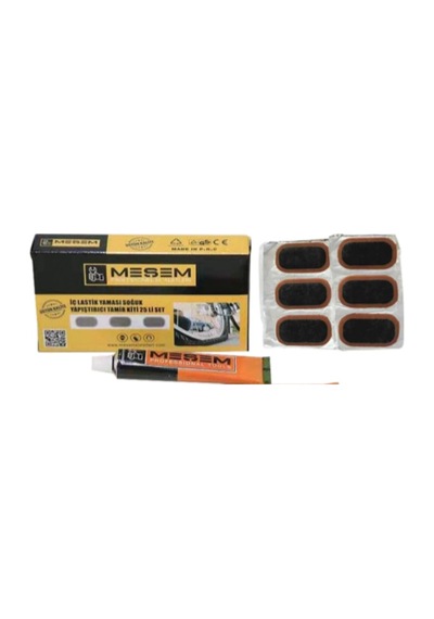 Büyük Lastik Yaması - Bisiklet - Motor Lastiği Yaması Açık Gri