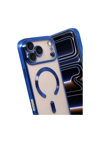 Apple, Uyumlu iPhone 17 Pro Max Kross Magneticsafe Kapak Lacivert