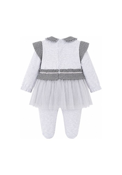 Babyhola Özel Tasarım Kız Bebek Etekli Tulum Quenn Collection Yenidoğan Bebek Hediyesi 14030 Gri Babyhola Özel Tasarım Kız Bebek Etekli Tulum Quenn Collection Yenidoğan Bebek Hediyesi 14030 Gri