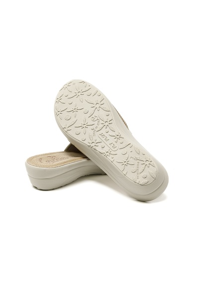 Terlik Kadın Diğer T4 413 Fe Fly Flot Slipper 6009-beige Bej