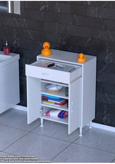 Eliusta Rose 60 Cm Beyaz 1 Çekmeceli Banyo Mutfak Dolabı 4 Bölmeli 3 Raflı Çok Amaçlı Dolap 60x88x32,5 Cm Beyaz Eliusta Rose 60 Cm Beyaz 1 Çekmeceli Banyo Mutfak Dolabı 4 Bölmeli 3 Raflı Çok Amaçlı Dolap 60x88x32,5 Cm Beyaz