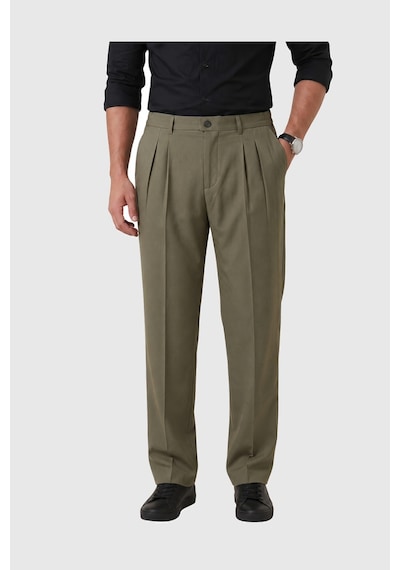 Deep Sea Deepsea Haki Baggy Fit Pileli Kumaş Pantolon Likralı, Beli Lastikli Rahat Kesim Erkek Pantolon 2600920