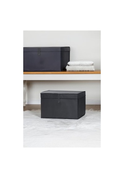 Mini Boy 40x30x26 Cm Organizer Saklama Kutusu İle Düzenli Alan Yaratın Açık Bej