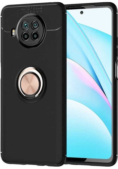 Xiaomi Mi 10t Lite 5g Kılıf Zore Ravel Silikon Kapak Siyah-Rose Gold