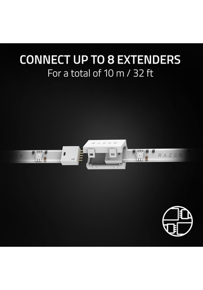 Razer Aether Light Strip Extender - Rgb Led Işık Şeridi Uzatma 1 Çok Renkli