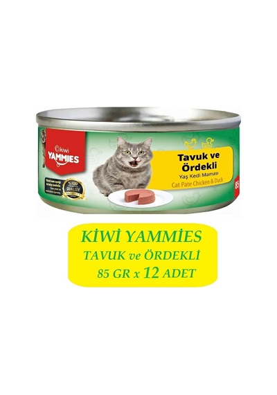 Kiwi Kcm-50394 Tavuk-ördekli Konserve 12 Adet X 85gr