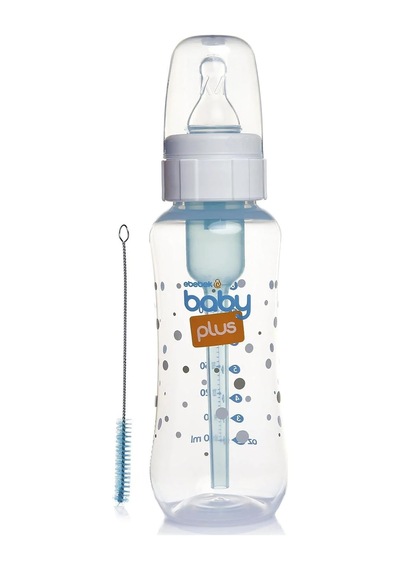 Baby Plus, Antikolik Pp Biberon, 0-6 Ay, Pp Malzeme, 240 Ml Kapasite, Gaz Önleyici Sistem Çok Renkli