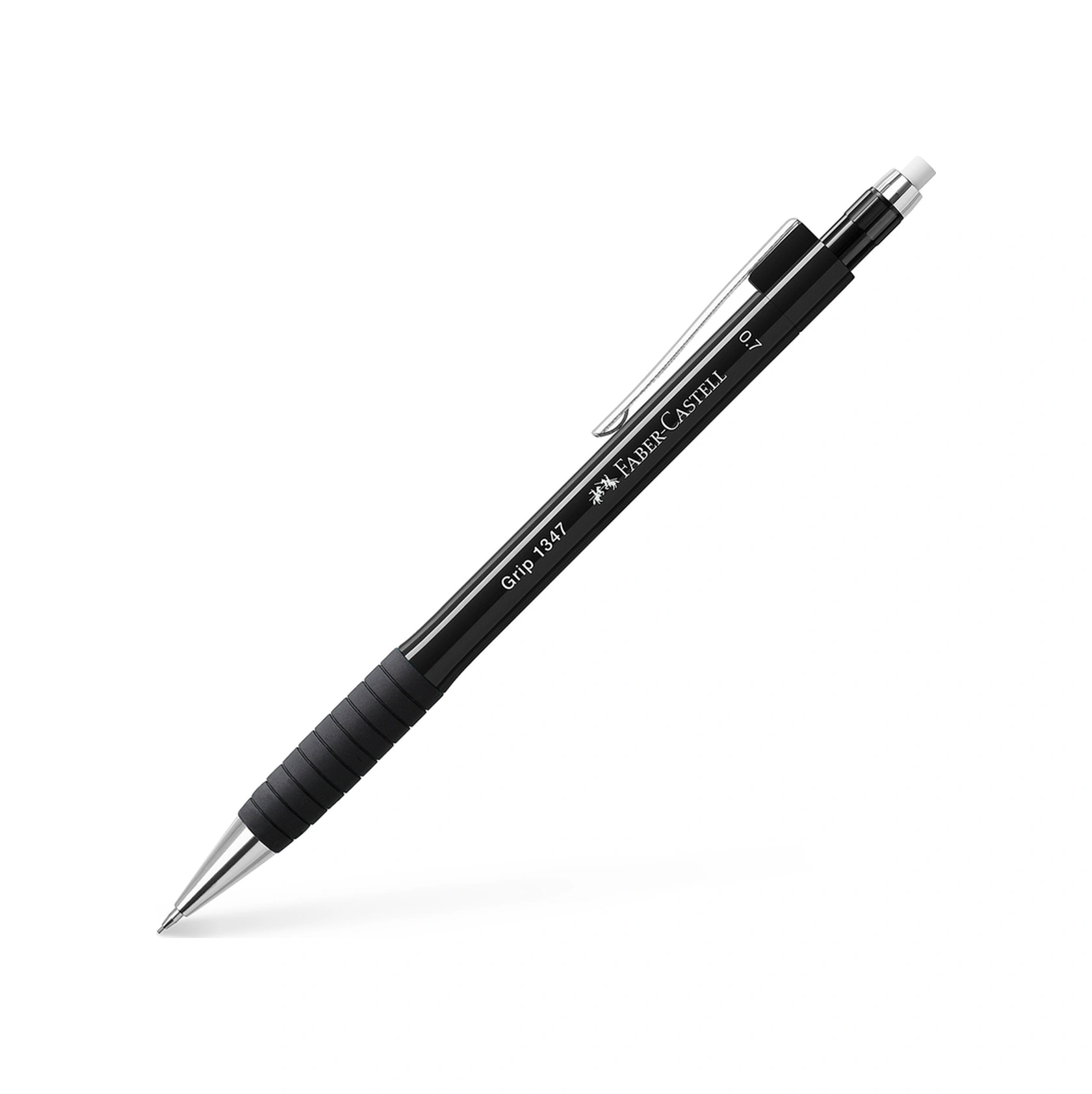 1345/47 Versatil Kalem, 0.7 Mm, Siyah, Ergonomik Tutuş, Yaylı Uç, Uzun Silgi, Modern Tasarım No Color