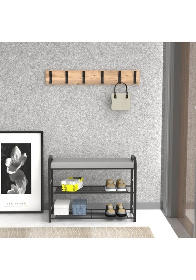 Retohome Askılıklı Metal 3 Katlı Minderli Ayakkabılık Ve Çok Amaçlı Raf 2323 Siyah Retohome Askılıklı Metal 3 Katlı Minderli Ayakkabılık Ve Çok Amaçlı Raf 2323 Siyah