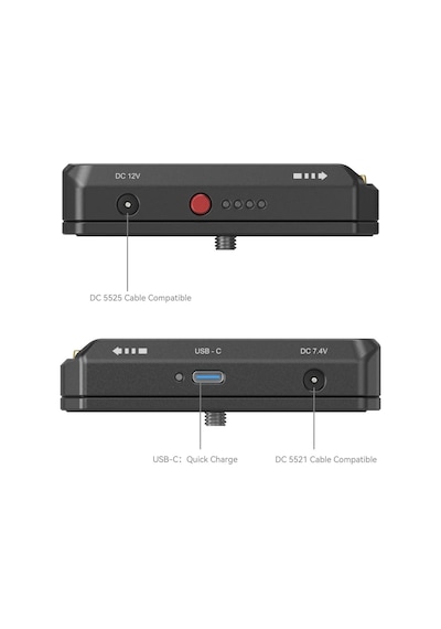 Smallrig 4340 Np-f Pil Montaj Plakası Kiti Lp-e6nh Sahte Pil Güç Kablosu İle