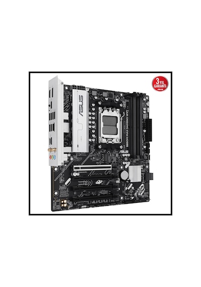 Asus B850m Max Gamıng Wıfı, 4xddr5, 3x M2, Hdmı, Dp, Type-c, Wi-fi 6, Bluetooth V5.4, Am5 Soket Gamı