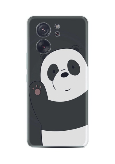 Xiaomi 13t - Xiaomi 13t Pro Kılıf Silikon Desen Özel Seri Hello Panda 1709