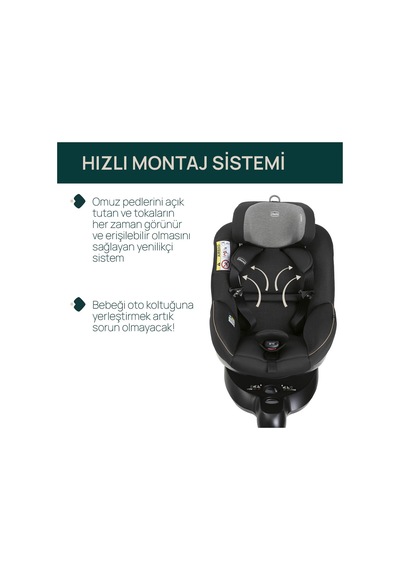 Chicco Seat 105 I Sıze Posh Black 04087114330000