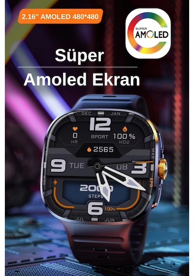 Wearfitpro Call Pro 4g/5g Sim Kartlı Btk Kayıtlı Kameralı 1100 Mah Batarya 54mm Amoled Ekranlı Yeni Akıllı Saat Wearfitpro Call Pro 4g/5g Sim Kartlı Btk Kayıtlı Kameralı 1100 Mah Batarya 54mm Amoled Ekranlı Yeni Akıllı Saat