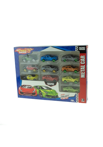 1:70 Ölçek Metal Arabalar Model 10'lu Set 7 Cm