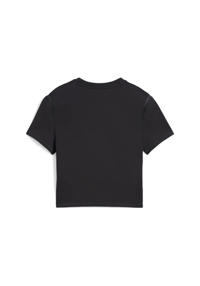 Puma W Puma Shape Baby Tee Siyah Kadın Crop T-shirt