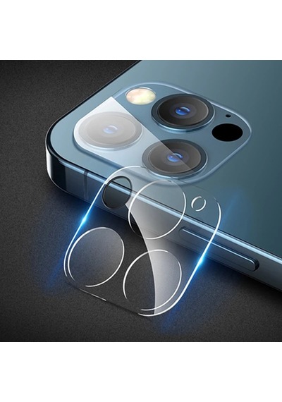 Apple     Uyumlu iPhone 12 Pro Max 6.7 Hat-prince 9h 3d Full Tempered Cam Kamera Koruyucu- 5775