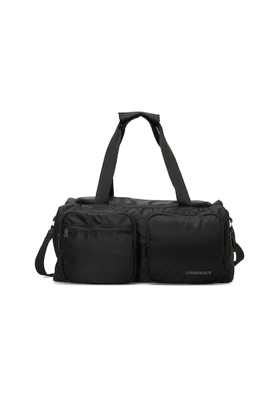 Lumberjack Two Pocket Gym 5pr Siyah Unisex Spor Çantası 000000000102033500 Siyah