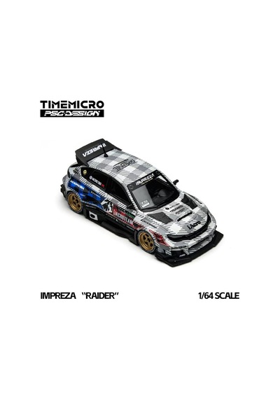 Timemicro X Psc Design 1:64 Subaru Impreza Raid