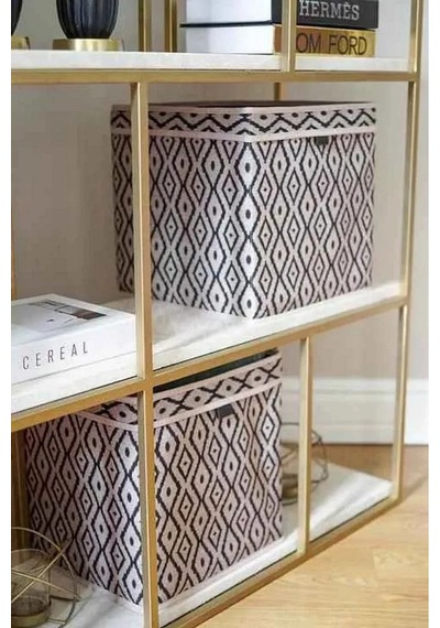 Bohe Raf Düzenleyici Organizer Kutu, Saklama Kutusu, 30 X 30 X 30 Gri