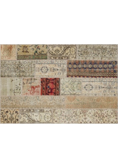 Patchwork Desenli El Yapımı Halı 120 X 180 Cm 5989