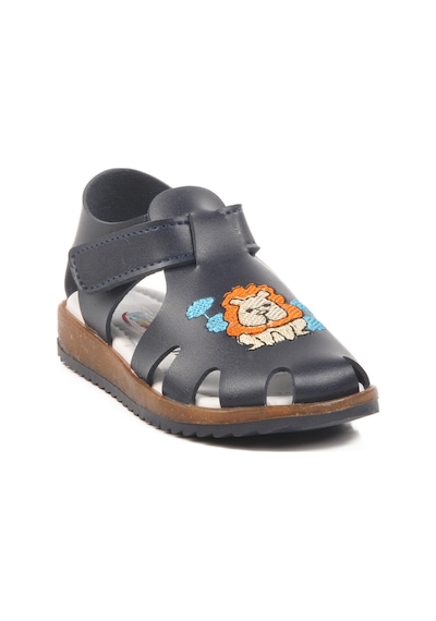 Lacivert Cırtlı Erkek Çocuk Sandalet 17373 P Lacivert