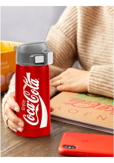 Coca-Cola Ccmdb35 0.35 L Vakumlu Çift Yalıtımlı Paslanmaz Çelik Seyahat Bardağı / Termos